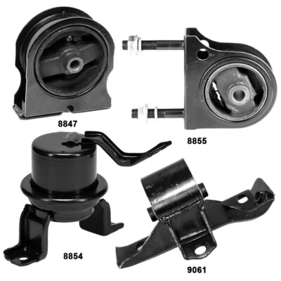 Engine Mounts & Transmission Mount 4PCS Set For Toyota Rav4 97-96 L4-2.0L AWD  - Image 1 of 4