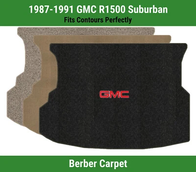 Alfombra de carga Lloyd Berber para 1987-1991 GMC R1500 Suburban con logotipo rojo GMC 1 Foto 1 de 4