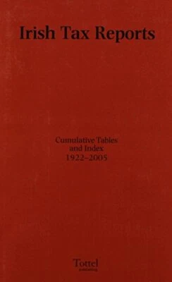 Irish Tax Reports 1922-2005 - Kelley Smith  - PAPERBACK - VERY GOOD - Image 1 of 2