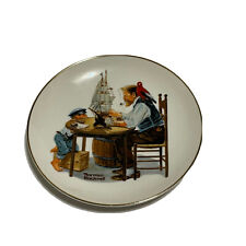 Norman Rockwell Plate For A Good Boy 1982 Limited Edition 6.5" Vintage Holidays