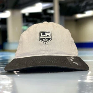 Los Angeles Kings Hat Gray Black Snap-Back Baseball Logo Patch Cap - Picture 1 of 6