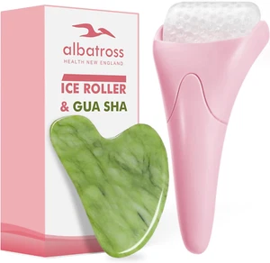 Gua Sha & Ice Roller for Face, Small Gifts, Facial Tools for Puffiness and Redne - Picture 1 of 12