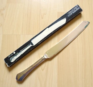 Großes Tortenmesser versilbert sehr guter Zustand Kuchenmesser 31 cm lang - Bild 1 von 3