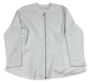 D & Co. Chaqueta Active Cremallera Completa Ropa Deportiva Talla S Blanco Peplum Manga Larga - Imagen 1 de 9