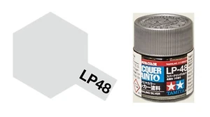 TAMIYA COLORS LACQUER PAINT PLASTIC LP-48 SPARKING SILVER STATIC MODELING - Picture 1 of 1