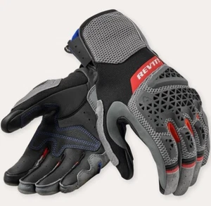 GUANTI GLOVES REV'IT SAND 5 GREY RED GRIGIO TOUCH SCREEN MOLTO PROTETTIVO TG S - Foto 1 di 2