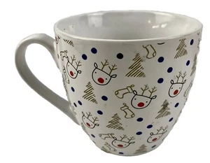 Ambrosia Petite Treats Christmas Rudolph Xmas Tree Stoneware Mug Cup - Picture 1 of 6