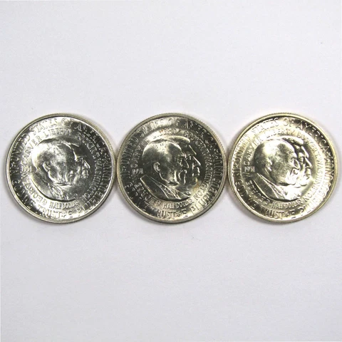 Carver/Washington Half Dollar 3 Piece Set 1952 Choice Unc SKU:I8078 Cover
