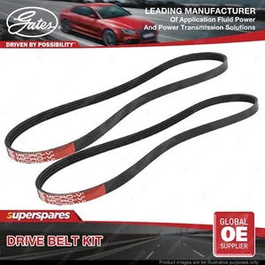 Gates Alternator Drive Belt Kit for Ssangyong Actyon Sports CA6 2.0L 114KW - Picture 1 of 2