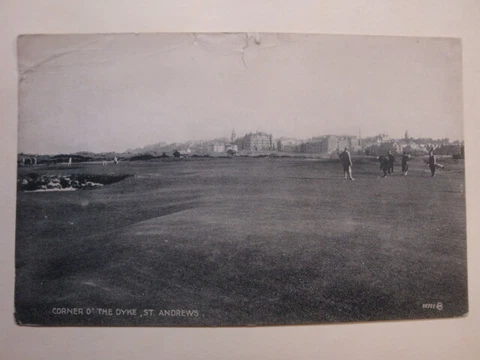 Scarce Ca 1900 "CORNER O' THE DYKE" St. Andrews Royal & Ancient POST CARD Cover