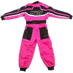 Wulfsport Cub Pink Kids Motocross Motorbike Kart Race Suit MX Off Road Junior