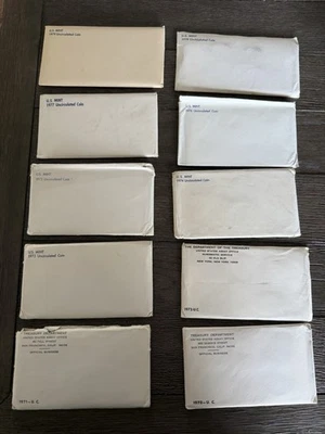 Lot of 10 United States Uncirculated Sets– 1970 to 1979 – – US Mint - Image 1 of 4