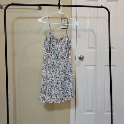 A'Gaci Women Leopard print with flowers skater dress Size Medium - Image 1 of 4