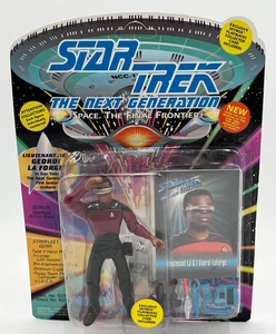 Playmates Star Trek Next Gen Lieutenant (JG) Geordi LA Forge Actionfigur Neu - Bild 1 von 11