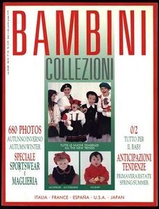 BAMBINI COLLEZIONI - Autumn/Winter, No. 4, 1990  [Italian Fashions for Children] - Picture 1 of 12