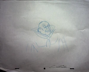 Captain Caveman & the Teen Angels 1978 Production SIGNED COLIN WHITE Pencil #WC - Picture 1 of 3