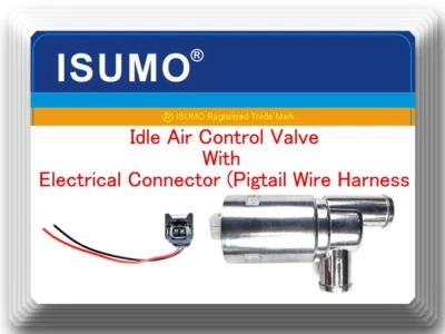 Válvula de control de aire de ralentí con conector eléctrico se adapta a: ALFA ROMEO SAAB VOLVO Foto 1 de 4