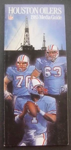 1985 Houston Oilers NFL Media Guide Warren Moon - Picture 1 of 8