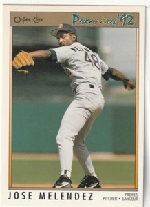FREE SHIPPING-MINT-1992 O-Pee-Chee Premier Jose Melendez #139 PADRES - Imagen 1 de 1