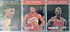 1990 NBA HOOPS Lot of 9 Collect-A-Books Booklets Featuring JORDAN, MILLER, DOC R