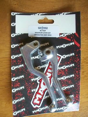 Palanca de freno y embrague Magnum, 46-702P, Honda, CRF250/450, 2007-2012, NUEVO EN PAQUETE Foto 1 de 4