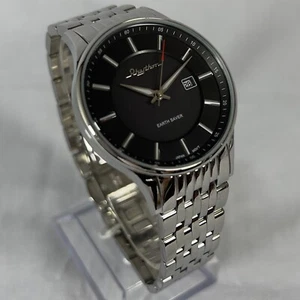 Rhythm Earth Saver 404 Black Solar-Powered Chronograph Watch - ES1404S02 - Picture 1 of 4