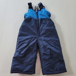 Zero Exposure 12 Month Youth Snow Pants Suit Overalls Bibs Blue Polyester - Picture 1 of 8