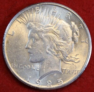 Moneda de plata 90 % dólar de la paz 1925-P de alto grado PE277 - Imagen 1 de 2