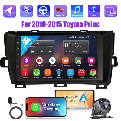 CarPlay Android 13.0 2+32G For Toyota PRIUS 2010-2015 GPS SWC Car Stereo Radio - Image 1 of 4