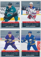 2021-22 Upper Deck Series 1 Debut Dates You Pick Ur Complete Hockey Rookies