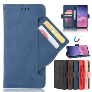 For Samsung Galaxy Note 10 S22 S21 FE Flip Leather Case Cover Card Wallet Stand - Picture 1 of 39