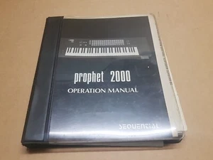 SEQUENTIAL CIRCUITS PROPHET 2000 MANUAL - Picture 1 of 3