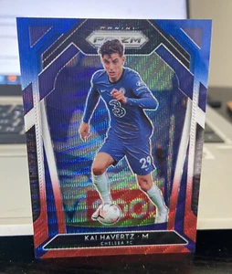 2020-21 Prizm EPL Premier League Kai Havertz #216 Red White Blue Wave Chelsea - Picture 1 of 2