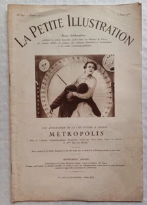 C1 METROPOLIS Petite Illustration 1928 ILLUSTRE Fritz LANG Brigitte HELM Harbou - Photo 1/1