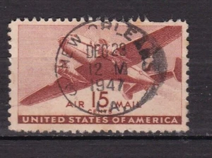 SELLO DE ESTADOS UNIDOS CORREO AÉREO EXCELENTE SELLO 1947-OBL.TB-VER ESCANEO-... - Imagen 1 de 1