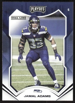 2021 Panini Playoff Goal Line Jamal Adams #199 Seattle Seahawks - Image 1 of 2
