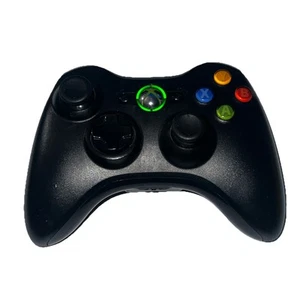 Official Microsoft XBOX 360 Wireless Controller | OEM BLACK | Tested AUTHENTIC - Picture 1 of 10