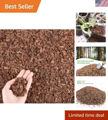 Natural 9qt Orchid Potting Bark - Perfect for Root Development and Mulching - Image 1 of 4