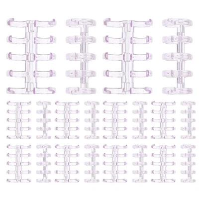  100 Piezas Anillos de Carpeta Pequeños Plástico Hojas Sueltas Accesorios Encuadernación de Libros Foto 1 de 4