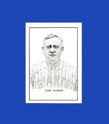 1950-56 Callahan Salón de la fama Set-Break John Mcgraw EX-COMO NUEVO *GMCARDS* Foto 1 de 2