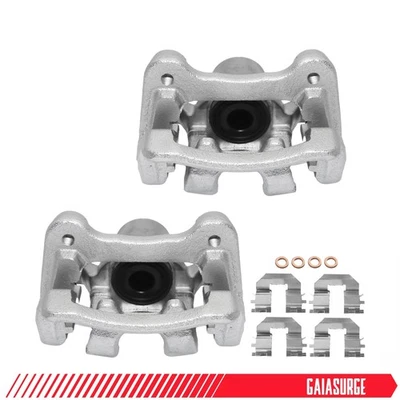 For 2011 - 2015 Hyundai Sonata Kia Optima Rear Brake Calipers with Brackets Foto 1 de 4