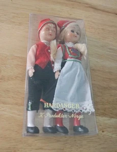 Mini figuras de muñeca HARDANGER de colección Noruega K-Produkten Norge 6 pulgadas - Imagen 1 de 5