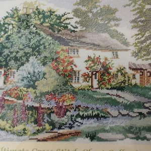 DMC Rose Cottage Cross Stitch Pattern - The Cottage Collection - Picture 1 of 3