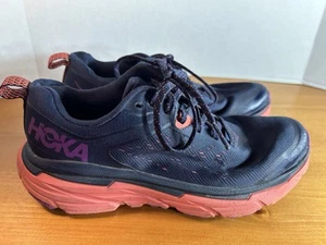 Hoka One One Women’s size 7 Challenger ATR 6 Trail Running Shoes Navy- EXCELLENT - Picture 1 of 11