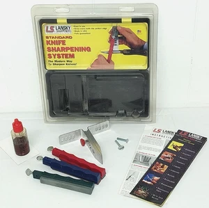 Lansky Standard Precision 3-Stone Knife Sharpening System w Mount #LKC03 - Picture 1 of 10