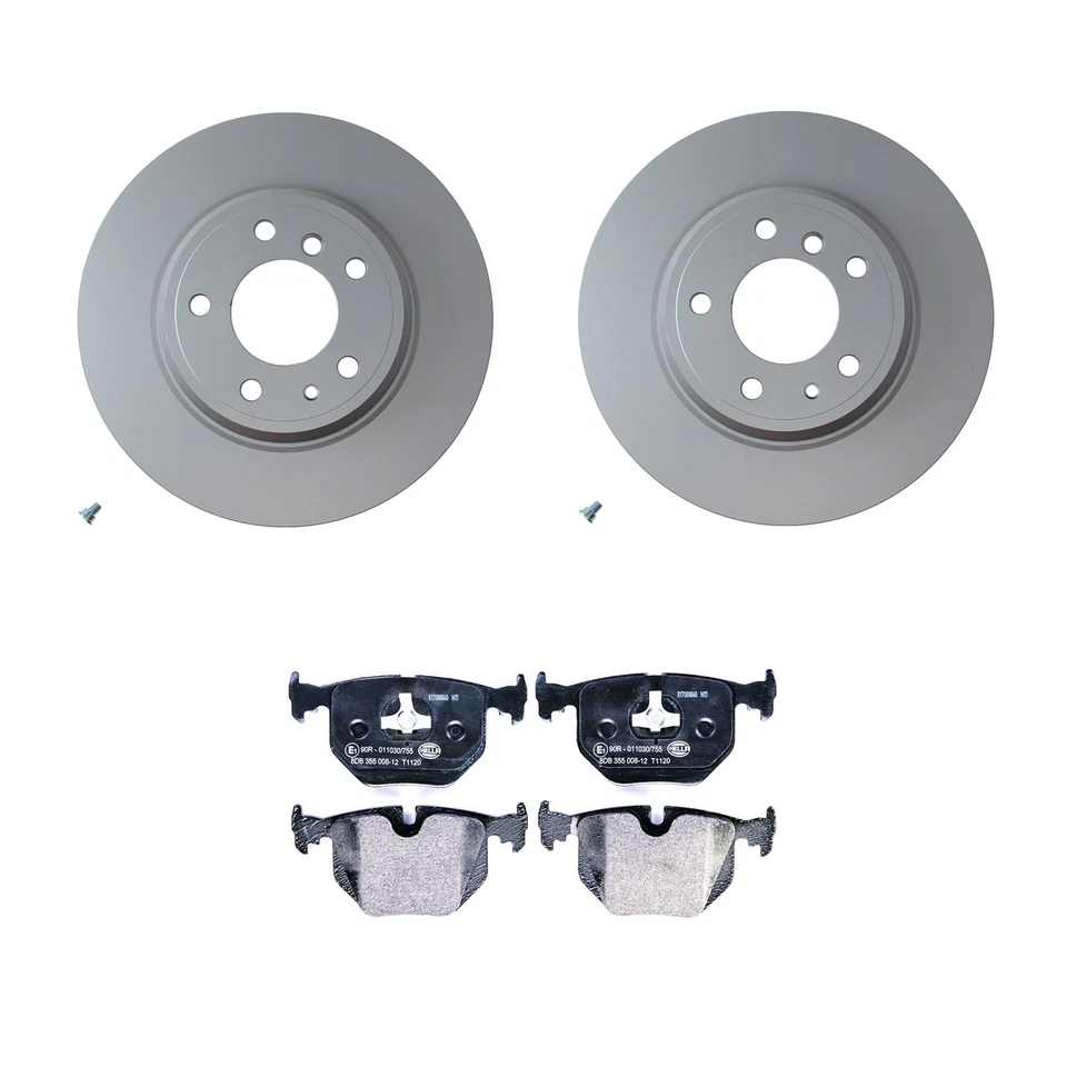 Kit de pastillas de freno de disco Hella rotores traseros de bajo metal para base E31 840Ci 850Ci 850i Foto 1 de 1