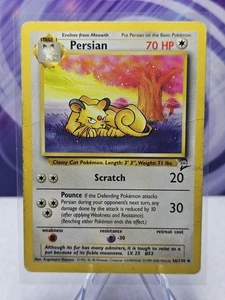 Pokémon TCG Persian Base Set 2 56/130 Regular Unlimited Uncommon - Picture 1 of 2