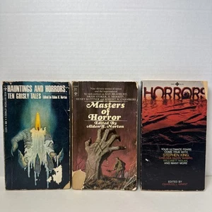 Horror Book Lot Charles L Grant Alden Norton Masters Of Hauntings Stephen King - Imagen 1 de 15