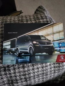 GENUINE VAUXHALL VIVARO C 2019-2025 OWNERS MANUAL HANDBOOK USER GUIDE BOOK - Picture 1 of 2