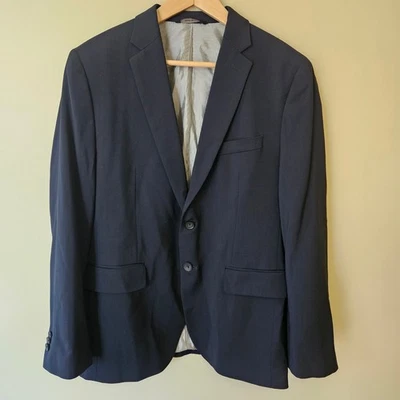 Banana Republic Lanificio F.lli Cerruti Wool Blazer Size 40S Tailored Fit Navy  - Image 1 of 4